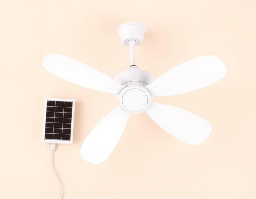 DC Solar Fan