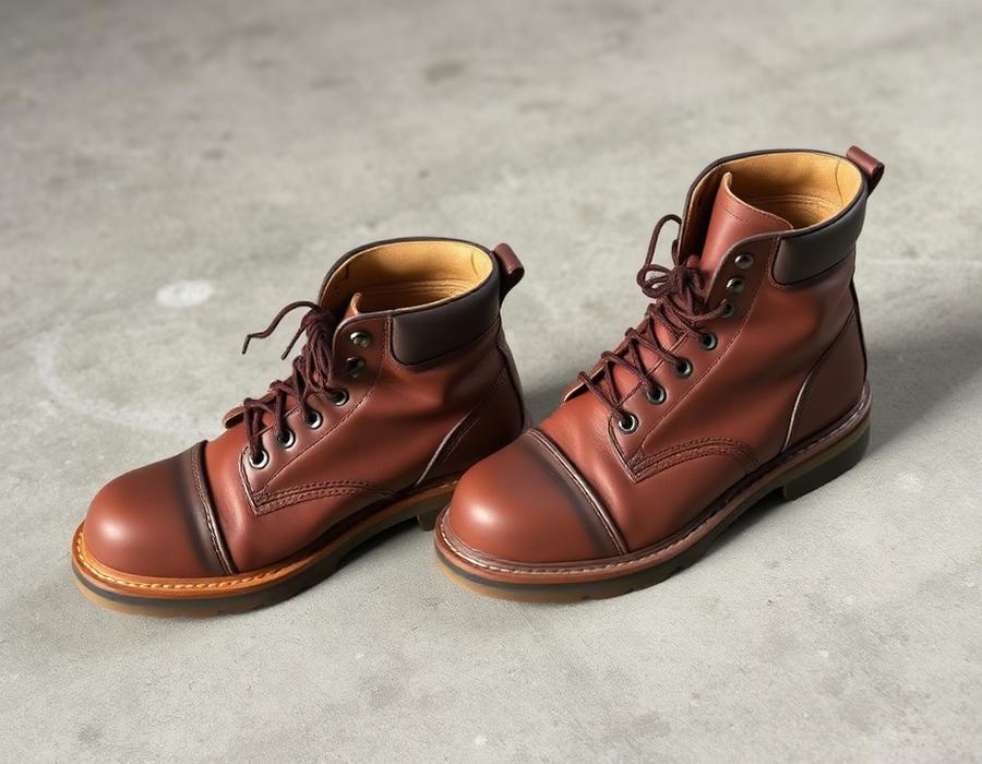 Steel-Toe Safety Boots